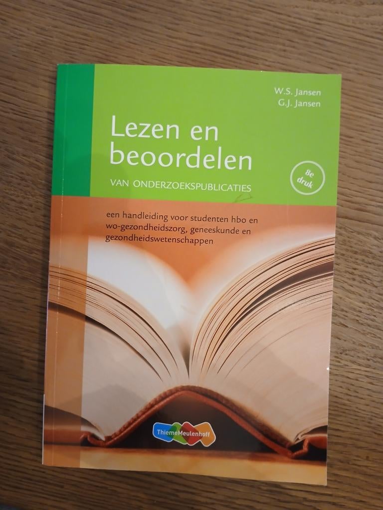 Lezen en beoordelen - Onderzoekspublicaties, Boeken, Studieboeken en Cursussen, Nieuw, W.S. Jansen, G.J. Jansen, Gamma, HBO