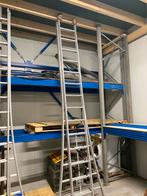 2 ladders / 2-delige ladder (14 treden per deel), Doe-het-zelf en Verbouw, Ladders en Trappen, Ophalen, Zo goed als nieuw, Ladder
