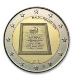 2 euro Malta 2015 BU, Ophalen of Verzenden, Malta, 2 euro, Losse munt