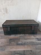 Metalen kist, groen, legergroen, vintage, Ophalen, Minder dan 50 cm, 50 tot 100 cm, Zo goed als nieuw