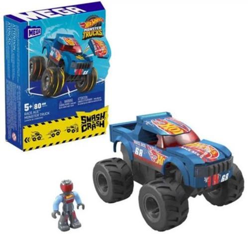 MEGA Construx: Hot Wheels: Race Ace Monster Trucks, Kinderen en Baby's, Speelgoed | Speelgoedvoertuigen, Nieuw, Ophalen of Verzenden