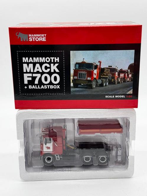 WSI MACK F 700 + ballastbak MAMMOET, Hobby en Vrije tijd, Modelauto's | 1:50, Nieuw, Bus of Vrachtwagen, Wsi, Ophalen of Verzenden