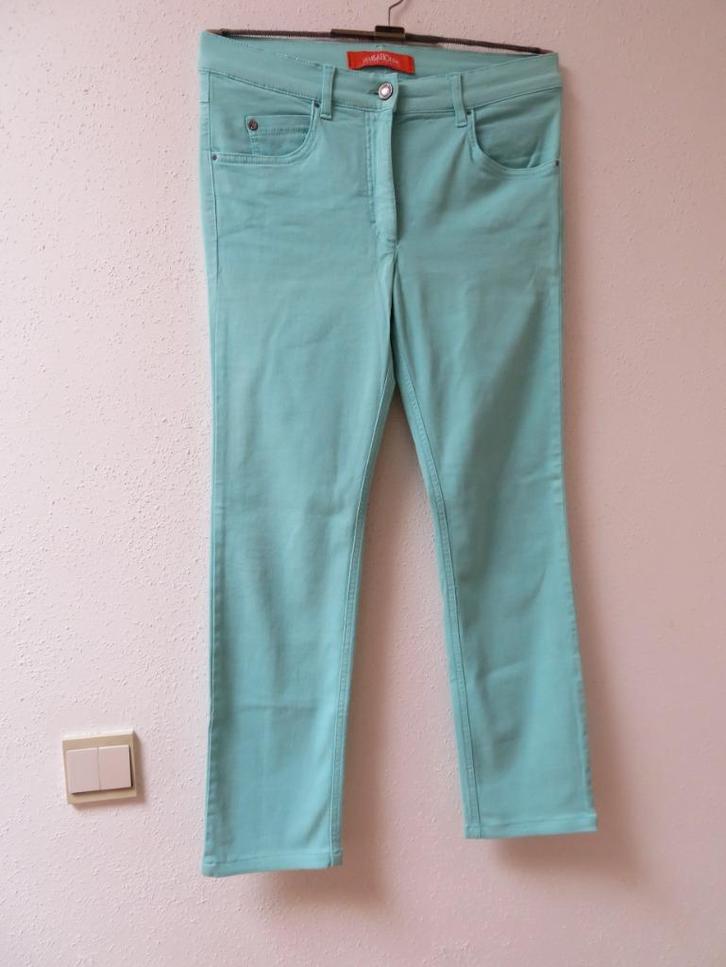 R11 ZERRES nieuwe broek aqua blauw maat 38, Kleding | Dames, Broeken en Pantalons, Nieuw, Maat 38/40 (M), Blauw, Lang, Ophalen of Verzenden