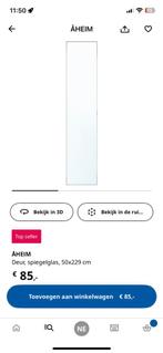 Spiegeldeur Aheim 3x, Ophalen, Zo goed als nieuw, 50 tot 100 cm, Minder dan 100 cm