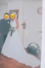 Trouwjurk maat 40 witte Markies Borsato, Ophalen of Verzenden, Zo goed als nieuw, Wit, Trouwjurk
