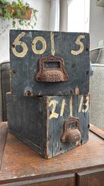 Twee oude lades, Ophalen of Verzenden, Gebruikt