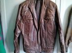 Bruine leren jas van soepel leer ( Superior New York ), Ophalen of Verzenden, Zo goed als nieuw, Bruin