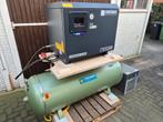 Contimac compressor met 500 ltr tank en droger, Doe-het-zelf en Verbouw, Compressors, Ophalen, Zo goed als nieuw, Geluidgedempt