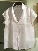 Blouse Linnen, pink lichtroze, mt 44 H&M, Ophalen of Verzenden, Zo goed als nieuw, Maat 42/44 (L), Roze