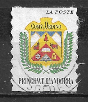 Frans Andorra 1998 Wapenschild zelfklevend beschikbaar voor biedingen