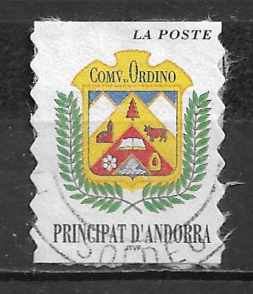 Frans Andorra 1998 Wapenschild zelfklevend, Postzegels en Munten, Postzegels | Europa | Overig, Gestempeld, Overige landen, Verzenden