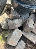Te koop Zweeds  graniet blokken, Tuin en Terras, Grijs, Ophalen of Verzenden, Graniet, Zo goed als nieuw