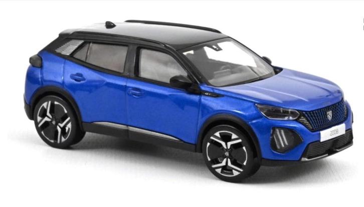 Peugeot 2008 GT 2024 Vertigo Blauw 1/43 NOREV ref: 472871, Hobby en Vrije tijd, Modelauto's | 1:43, Nieuw, Auto, Norev, Verzenden