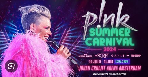 1 Golden Circle ticket P!NK (Pink) Amsterdam 11 juli 2024, Tickets en Kaartjes, Concerten | Pop, Juli