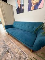 Mooie blauwe bank, Huis en Inrichting, Banken | Sofa's en Chaises Longues, Ophalen, Zo goed als nieuw, 75 tot 100 cm, Tweepersoons