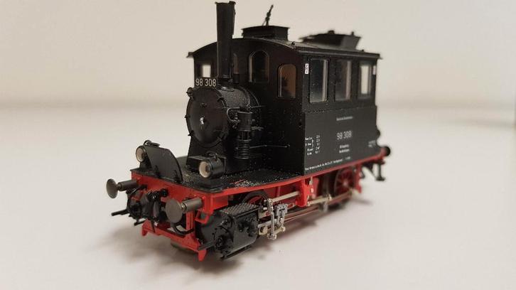 Märklin 3687 Stoomlocomotief BR98 Glaskast van de DB, Hobby en Vrije tijd, Modeltreinen | H0, Zo goed als nieuw, Locomotief, Gelijkstroom