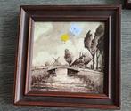 Tegel Plateelbakkerij De Kandelaer Sepia Cor Brenkman, Antiek en Kunst, Ophalen of Verzenden