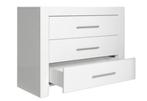 Bopita Ledikant & Commode Hoogglans Wit, Kinderen en Baby's, Ophalen, Gebruikt, 70 tot 85 cm, 140 tot 160 cm