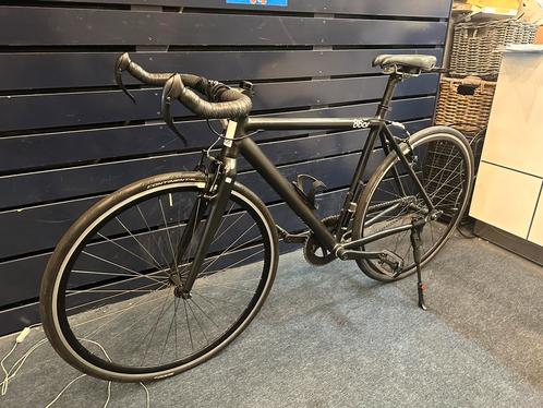 Net 8bar fixie met handrem 50cm 28 carbon / gazelle/giant, Fietsen en Brommers, Fietsen | Heren | Sportfietsen en Toerfietsen