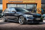 BMW 5-serie Touring M550d xDrive High Executive Panodak Adap, Auto's, BMW, Automaat, 221 €/maand, Gebruikt, Euro 6