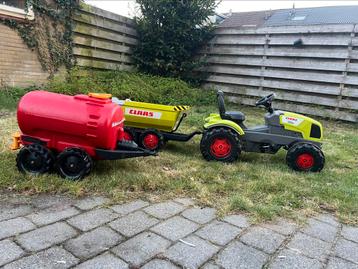  Set van 3 !Claas traptrekker met kiepwagen bak en giertank  beschikbaar voor biedingen