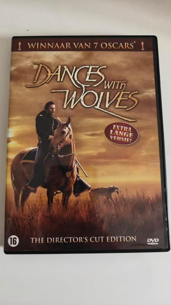 Dances With Wolves 1990 Directors Cut Edition, Cd's en Dvd's, Dvd's | Klassiekers, Gebruikt, Drama, 1980 tot heden, Vanaf 16 jaar