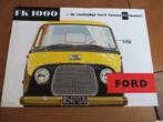Folder Ford Taunus 1.25 ton bestelwagen, personenbus 1957, Ford, Ophalen of Verzenden, Zo goed als nieuw, Ford