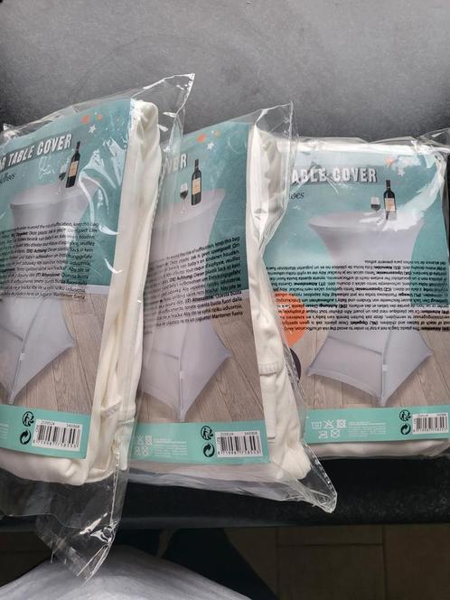 2 x Bar sta tafel kleden, statafel rok, Huis en Inrichting, Tafelkleden, Zo goed als nieuw, Rechthoek, Ophalen of Verzenden