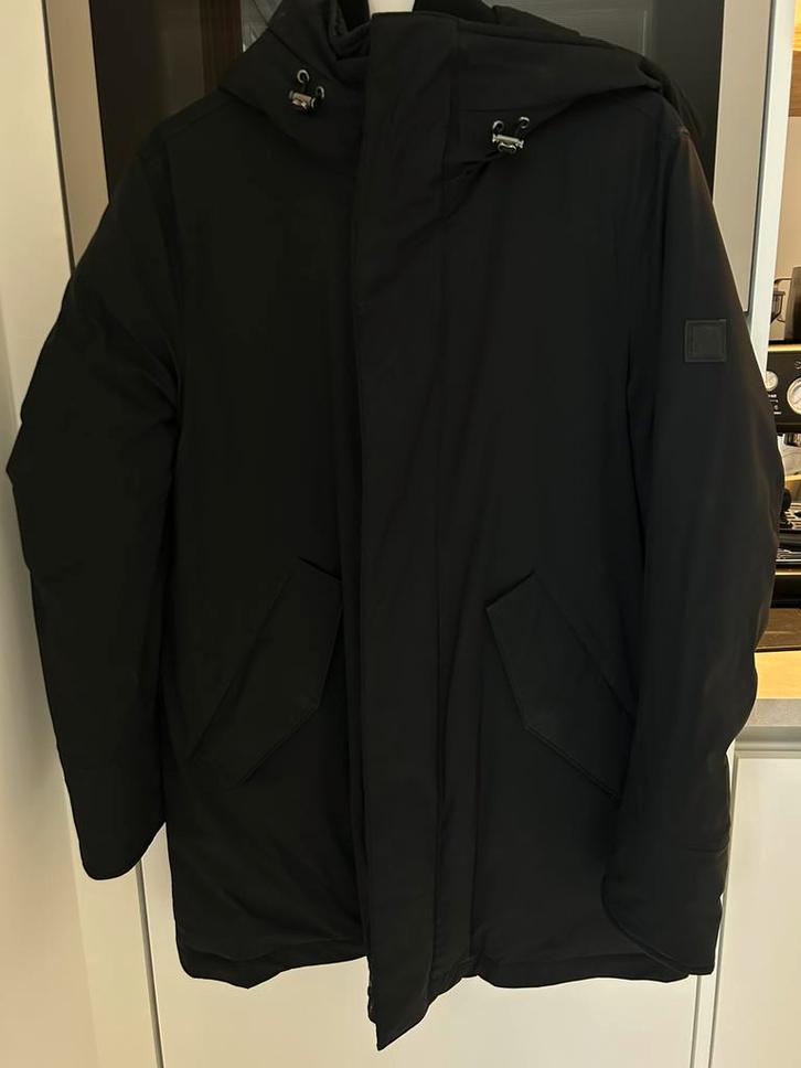 Woolrich jas, Kleding | Heren, Jassen | Winter, Gedragen, Zwart, Ophalen of Verzenden