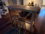 Massief Houten Sta Tafel / Eettafel, Ophalen of Verzenden