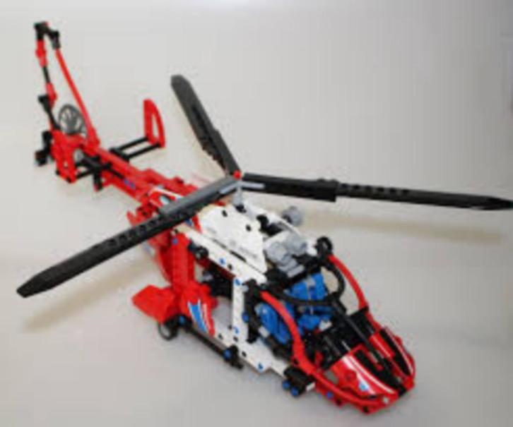 8068 Reddings helikopter, Technic. Verzenden is mogelijk, Kinderen en Baby's, Speelgoed | Duplo en Lego, Zo goed als nieuw, Lego