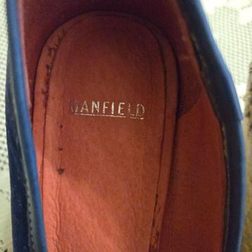 Nieuw Manfield Instappers - Maat 38 blauw beschikbaar voor biedingen