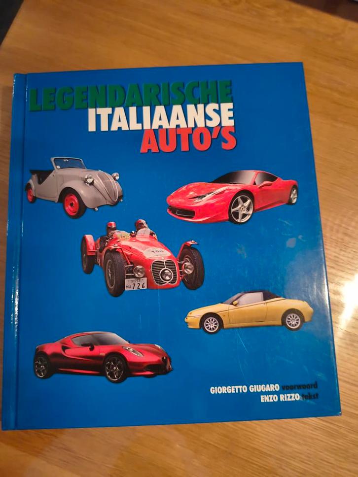 Legendarische Italiaanse Auto's, Boeken, Auto's | Boeken, Zo goed als nieuw, Algemeen, Ophalen of Verzenden