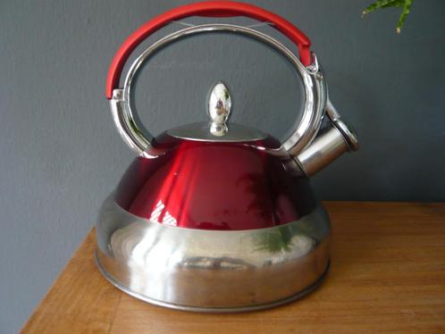 BIKO RVS water/fluitketel, Huis en Inrichting, Keuken | Potten en Pannen, Gebruikt, Rvs, Ophalen of Verzenden