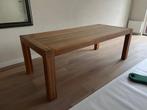 Houten eettafel, Huis en Inrichting, Tafels | Eettafels, Ophalen, 100 tot 150 cm, 200 cm of meer, Zo goed als nieuw