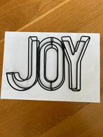 joy letters huis decoratie, Ophalen of Verzenden, Zo goed als nieuw