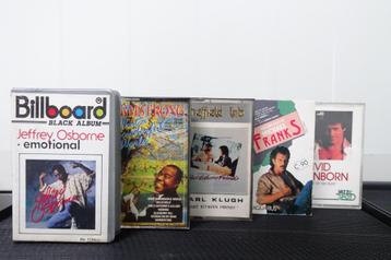 5 toppers op cassette, David Sanborn, Michael Franks......!! beschikbaar voor biedingen
