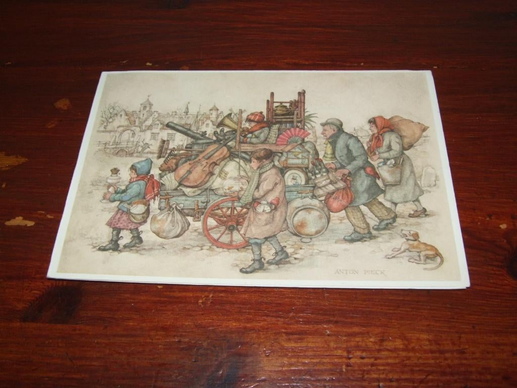 324- ILLUSTRATOR-ANTON PIECK, Gebruikt, Verzenden, Voor 1940, Prent