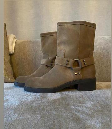 Nieuwe leren bikerboots / laarzen/enkellaarsjes beschikbaar voor biedingen