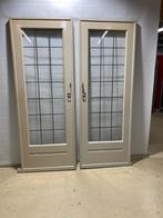 glas in lood en suite deuren, schuifdeuren, ensuite, Doe-het-zelf en Verbouw, Ophalen, Gebruikt, 80 tot 100 cm, Binnendeur