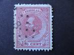 plaatfout 21 , gestempeld., Verzenden, T/m 1940, Gestempeld