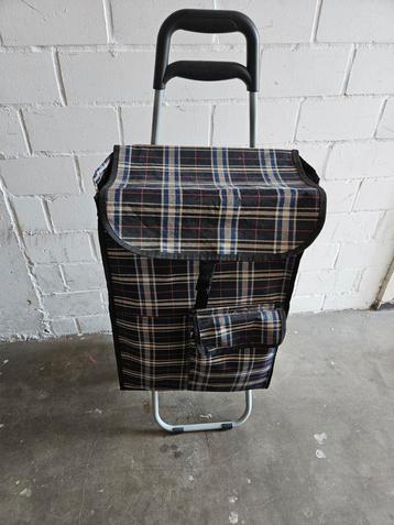 Boodschappentrolley met Ruitpatroon beschikbaar voor biedingen