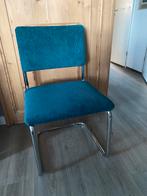 Buisframe stoel 70er jaren, Huis en Inrichting, Stoelen, Gebruikt, Stof, Buisframe bekleed met ribcord, Eén