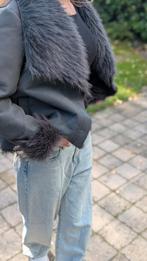 Volledig gevoerde jas c&a maat Medium, Ophalen of Verzenden, Zo goed als nieuw, Maat 38/40 (M), Grijs