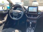 Ford Fiesta 1.0 EcoBoost Titanium | Automaat | Carplay + Nav, Stof, Gebruikt, Blauw, 100 pk