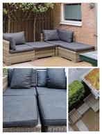 Tuin loungeset, Ophalen, 4 zitplaatsen, Kunststof, Gebruikt