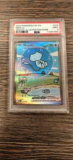 Shiny Mew Alt Art PSA 9 - Paldean Fates, Ophalen of Verzenden, Nieuw, Losse kaart, Foil
