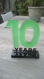 plexiglas ornament 10 jaar, Ophalen of Verzenden, Zo goed als nieuw