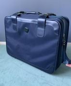 BULAGGI reiskoffer blauw 70x50x22 cm vintage reistas, Gebruikt, 20 tot 30 cm, Blauw, 60 tot 80 cm