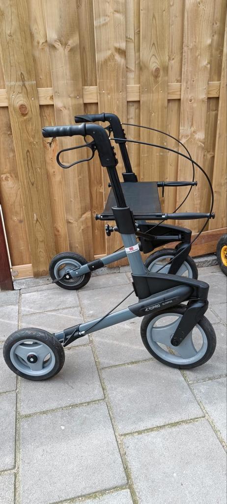 Topro Olympos silver rollator maat m breed ontwerp, Diversen, Rollators, Zo goed als nieuw, Ophalen of Verzenden